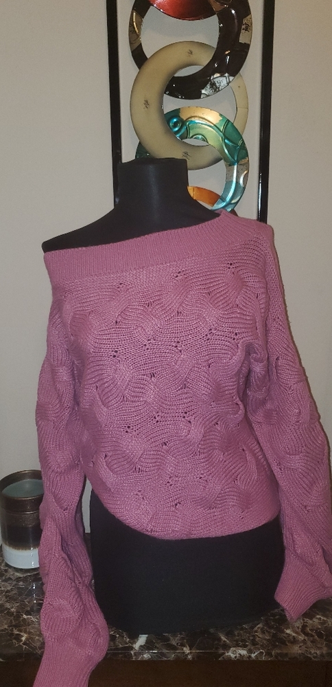 Off Shoulder Sweater